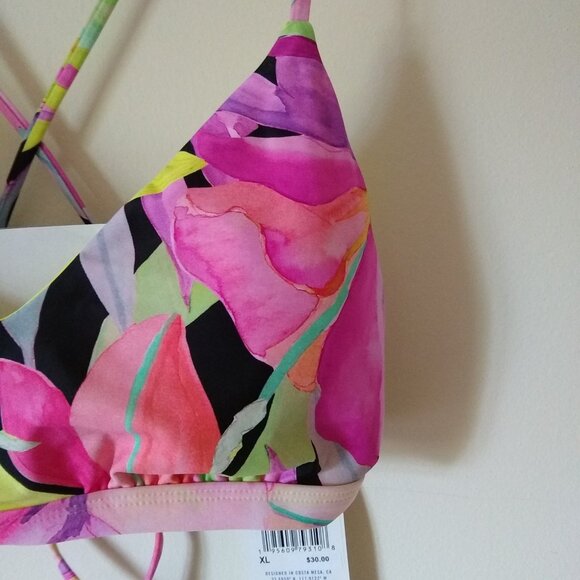 HURLEY MULTICOLOR BIKINI SET. NWT - Picture 3 of 9